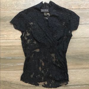 Nicole Miller lace top